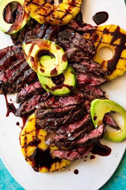 Skirt Steak with Red Wine Reduction