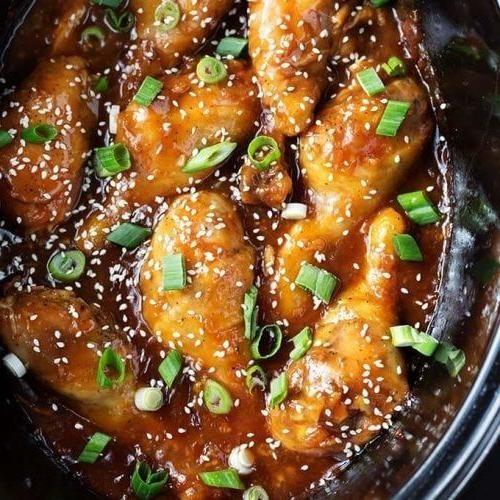 Slow Cooked Honey Garlic Chicken Tenders