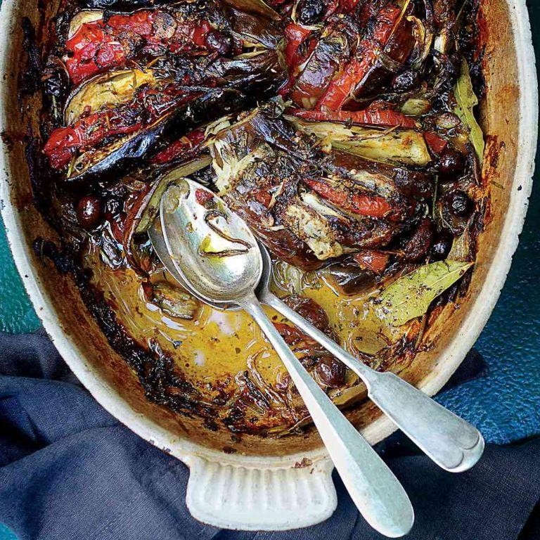 Slow Cooked Provencal Eggplant Casserole