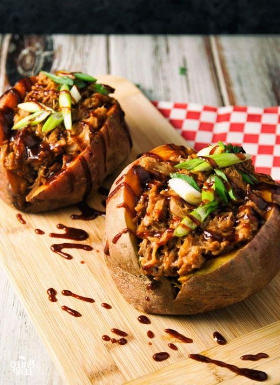 Slow Cooker BBQ Pulled Pork with Sweet Potatoes