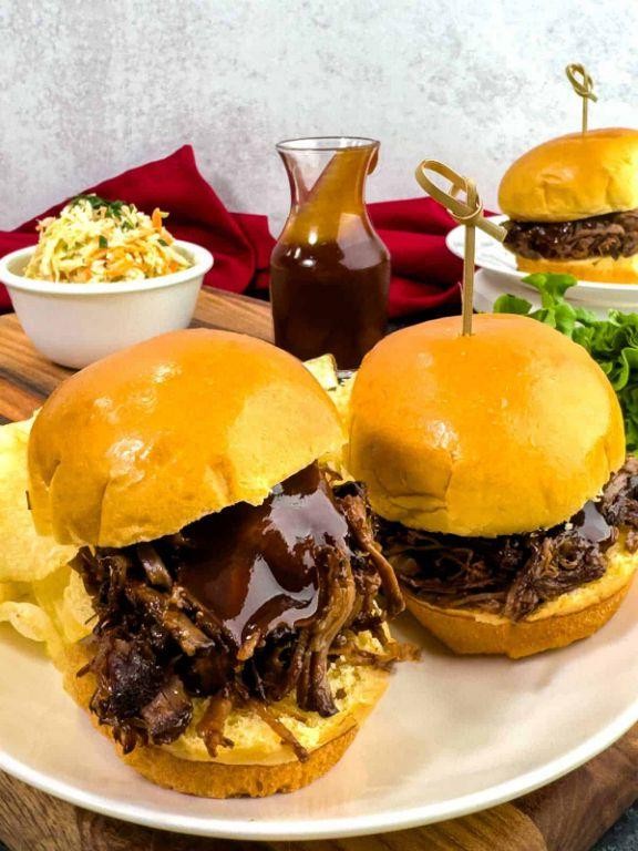 Slow Cooker Barbecue Sausage Sliders