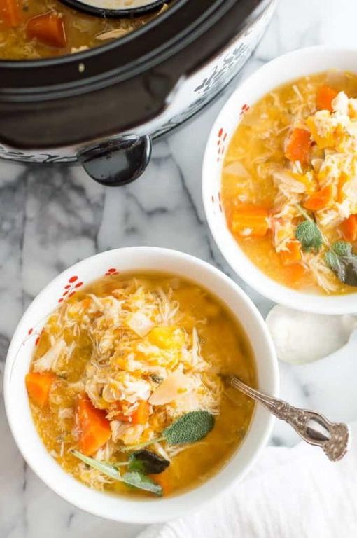 Slow Cooker Butternut Pumpkin Stew