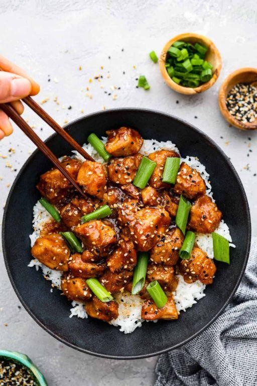 Slow Cooker Cantonese Style Chicken and Rice