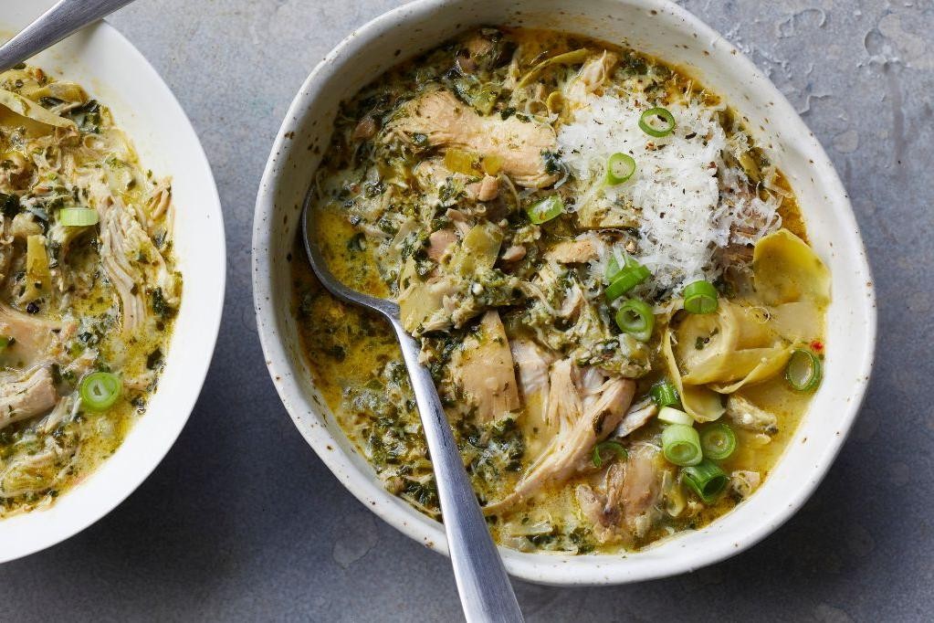 Slow Cooker Chicken Artichoke Stew