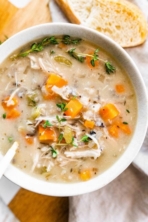 Slow Cooker Chicken and Wild Rice