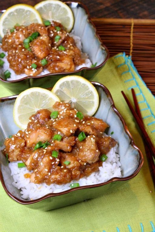 Slow Cooker Chinese Lemon Chicken