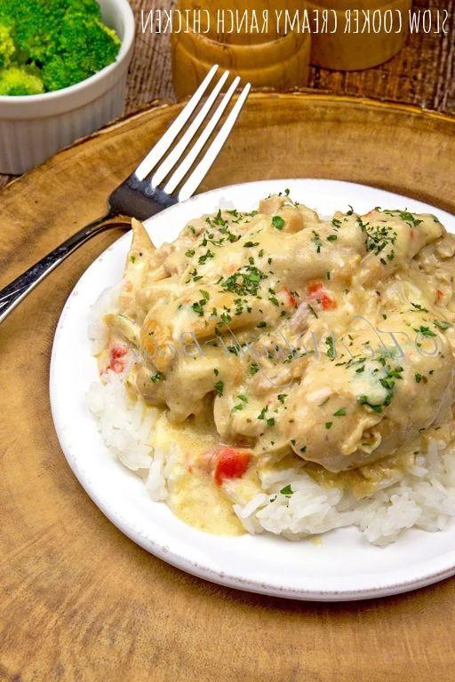 Slow Cooker Creamy Ranch Chicken