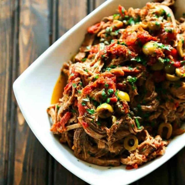 Slow Cooker Italian Beef with Capers