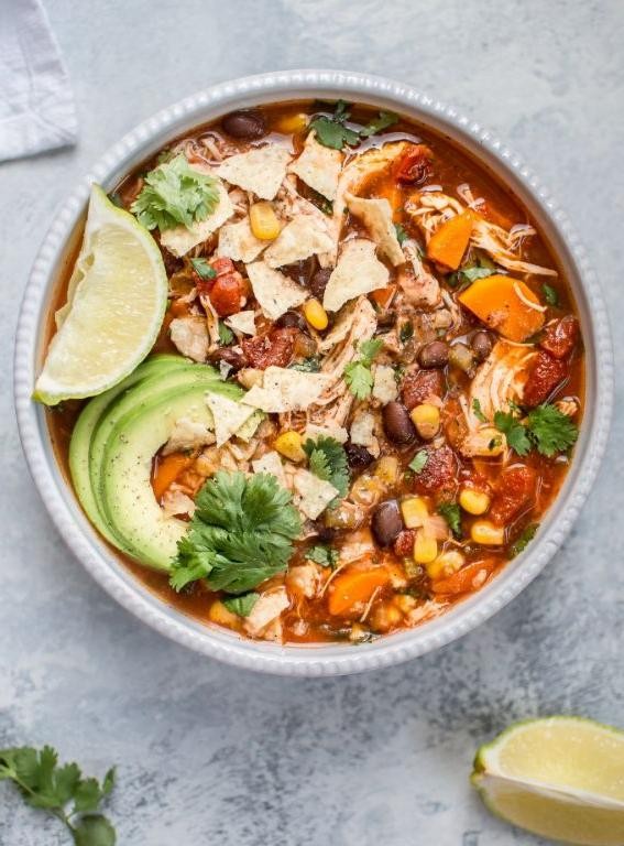 Slow Cooker Mexican Chicken Soup