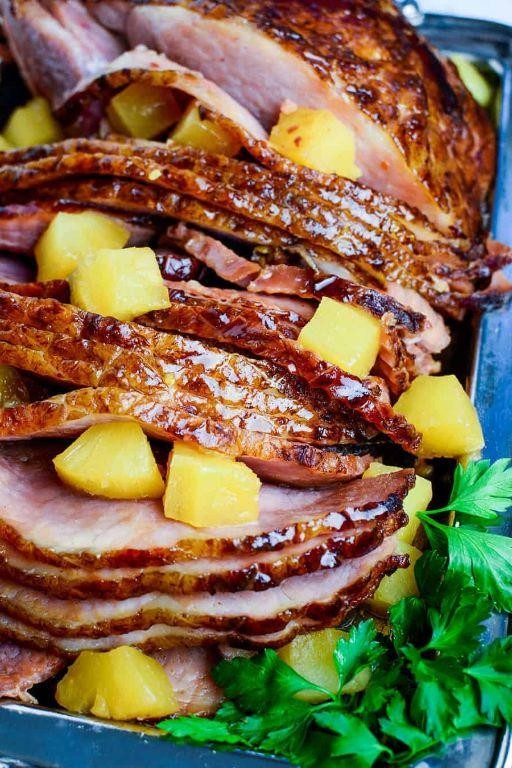 Slow Cooker Pineapple Ham Breakfast Hash