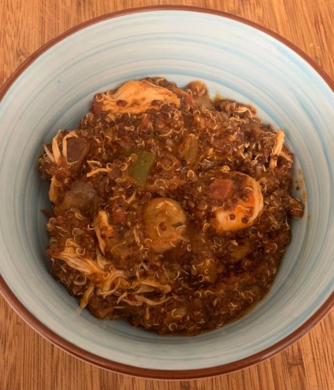 Slow Cooker Quinoa Jambalaya