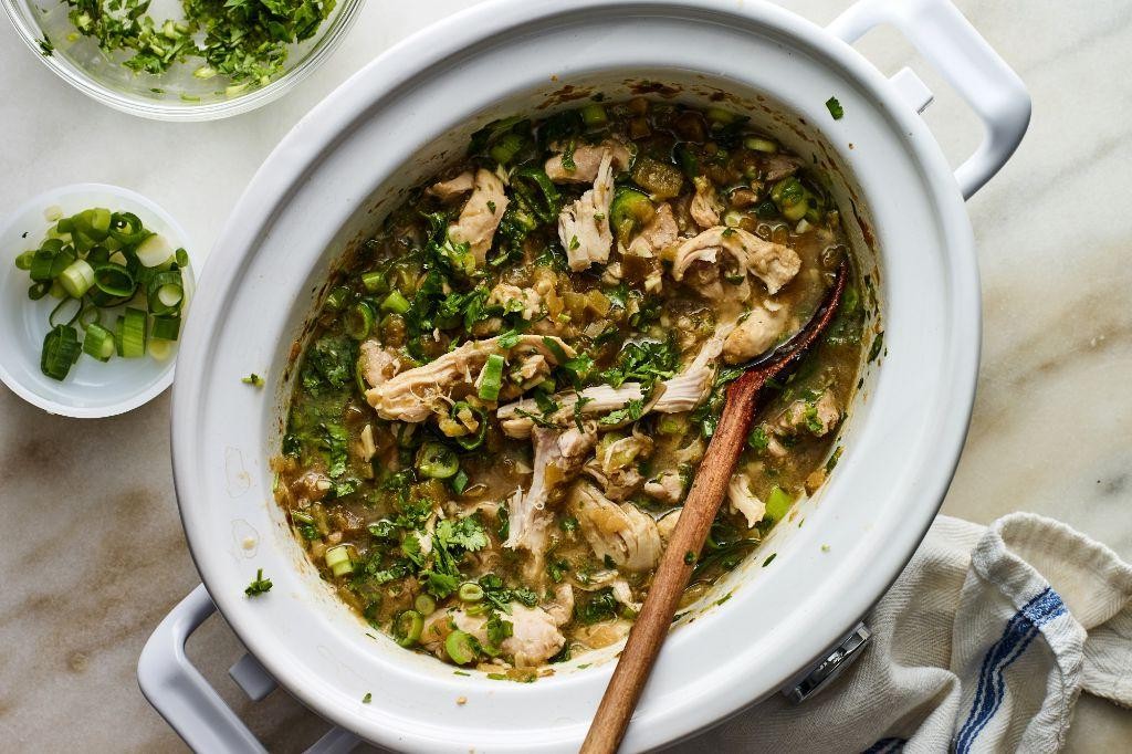 Slow Cooker Salsa Verde Chicken
