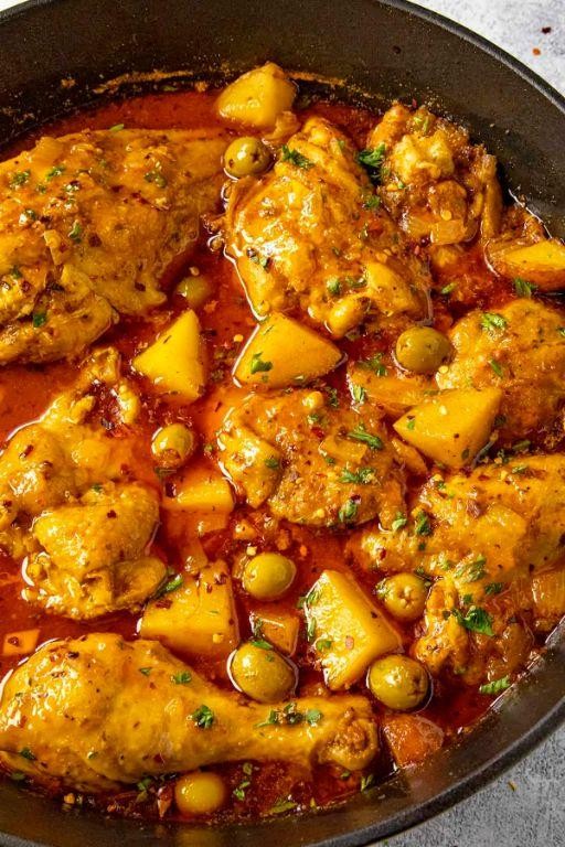 Slow Cooker Sofrito Chicken Stew