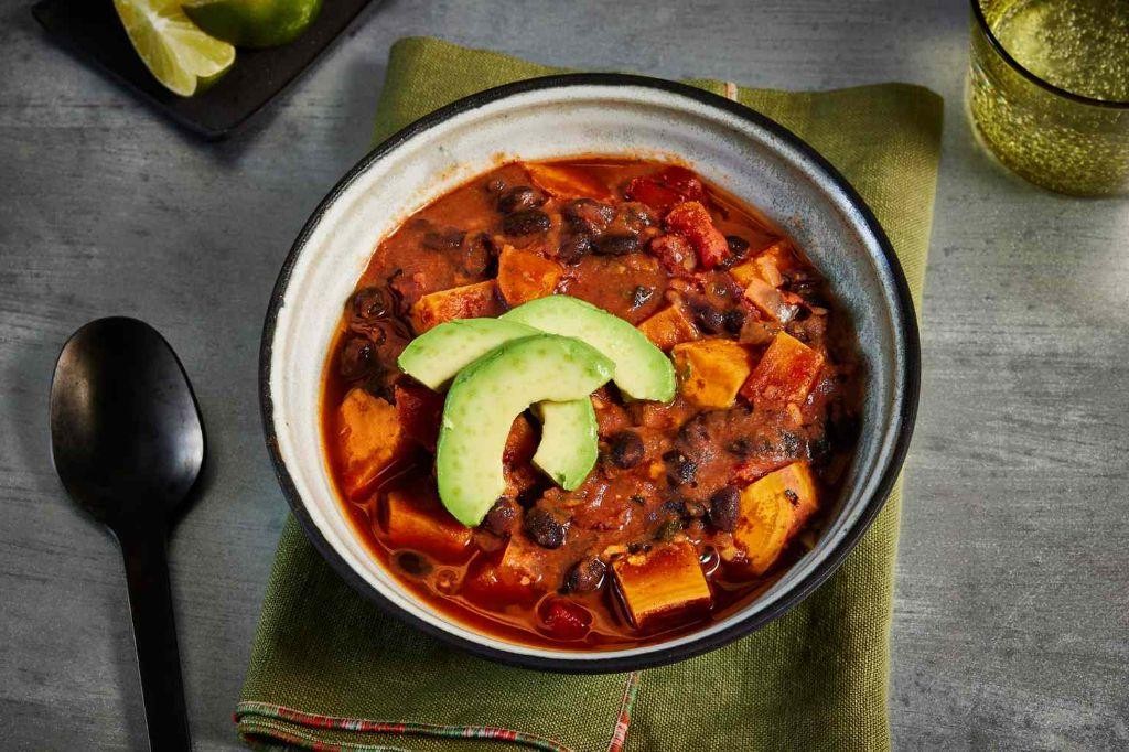 Slow Cooker Sweet Potato and Black Bean Chili