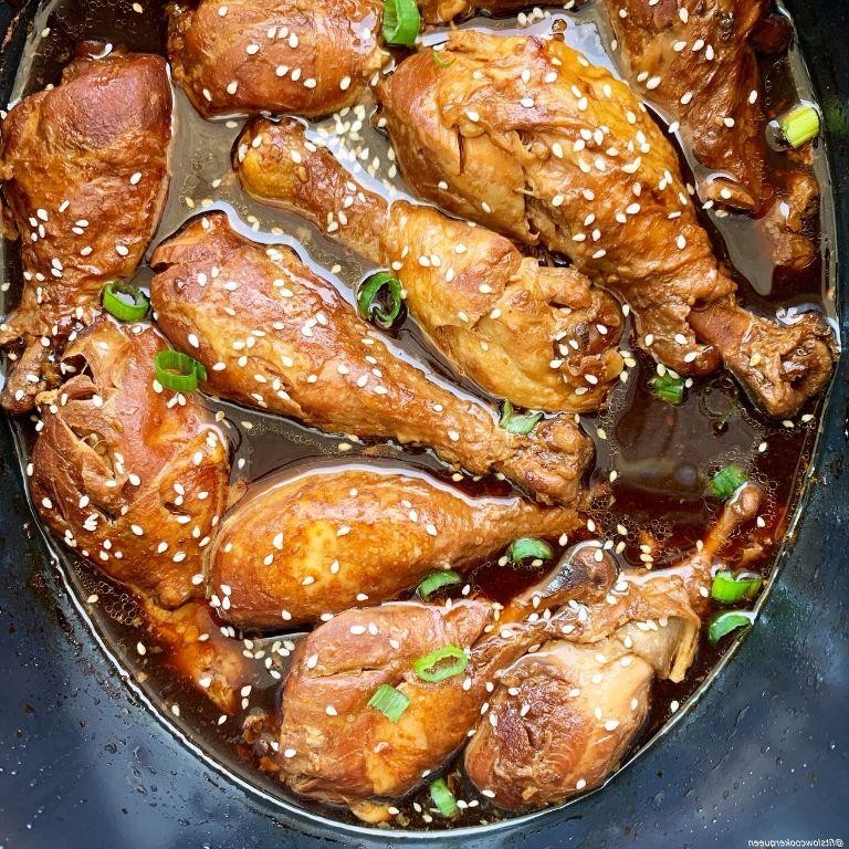 Slow Cooker Teriyaki Chicken Drumsticks