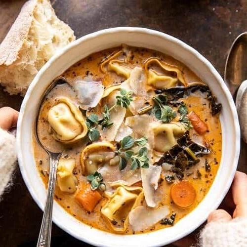 Slow Cooker Vegetable Tortellini Stew