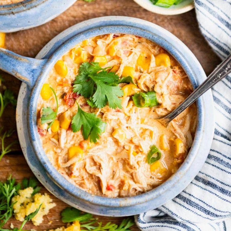 Slow Cooker White Chicken Chili