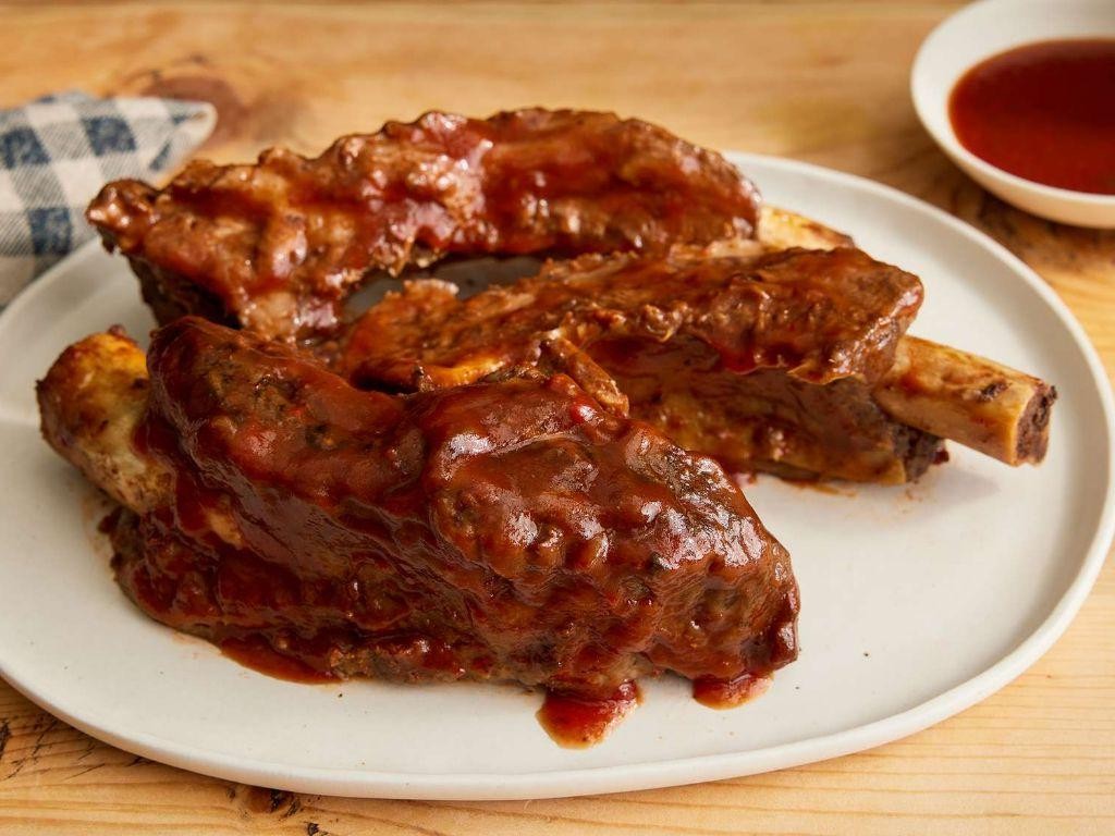 Slow-Cooked Barbecue Beef Ribs