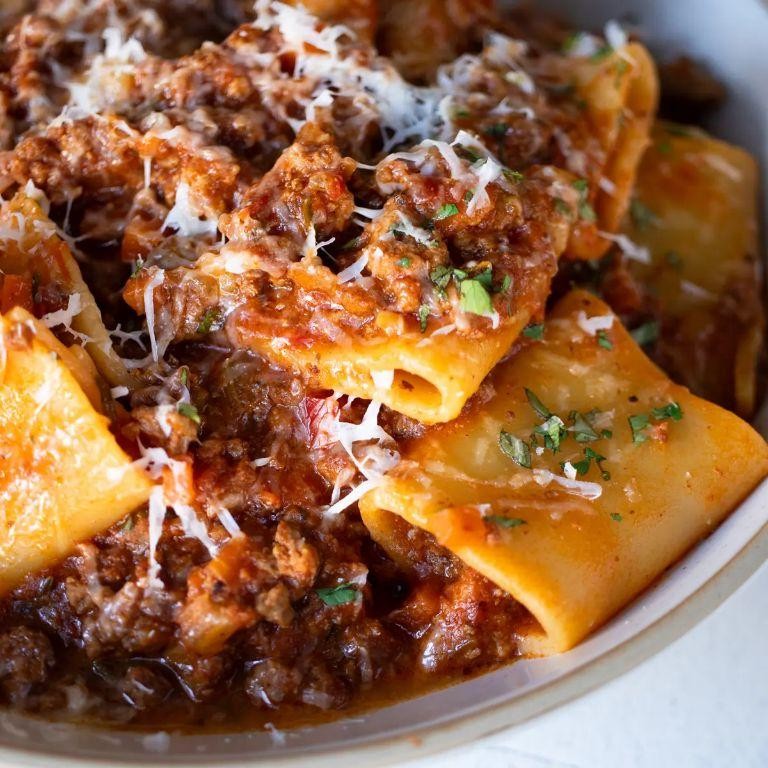 Slow-Cooked Beef and Pork Ragù