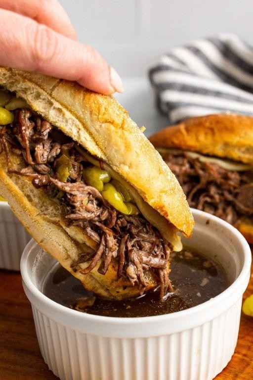 Slow-Cooked Chuck Steak Sandwiches