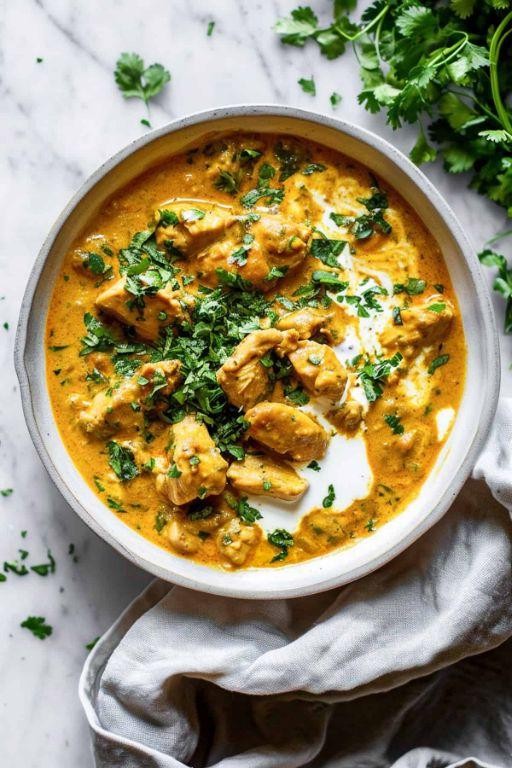 Slow-Cooked Keto Chicken Korma