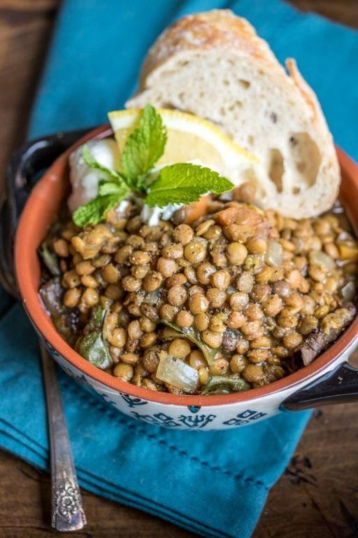 Slow-Cooked Lentil Firfir