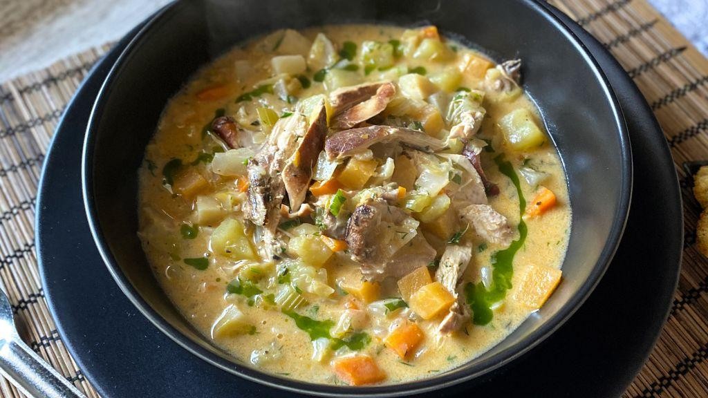 Slow-Cooked Pheasant Stew with Root Vegetables