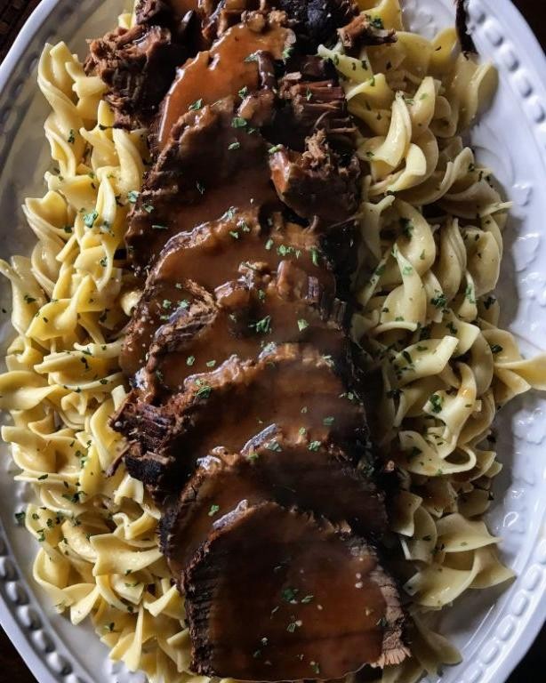 Slow-Cooked Sauerbraten with Ginger Snap Gravy