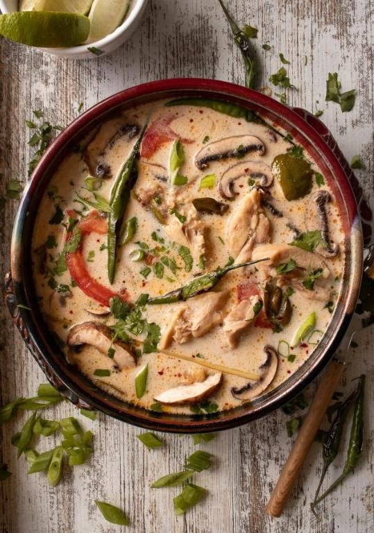 Slow-Cooked Tom Kha Kai Stew