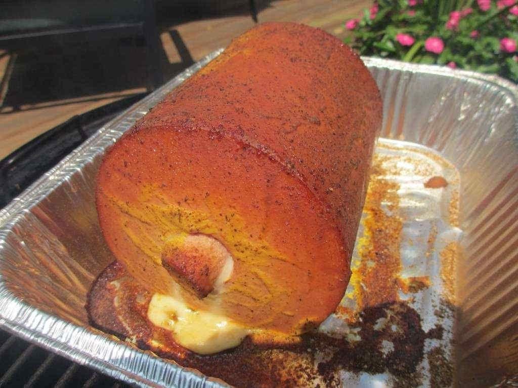 Smoked Bologna with Cheese