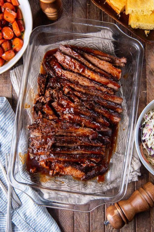 Smoked Brisket with Simple Marinade