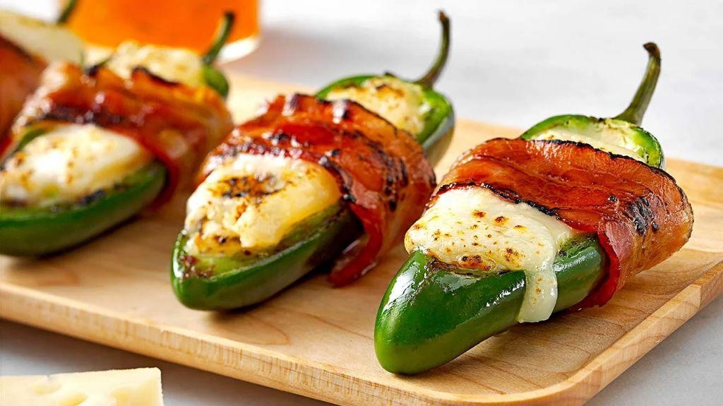 Smoked Gouda and Chive-Stuffed Peppers