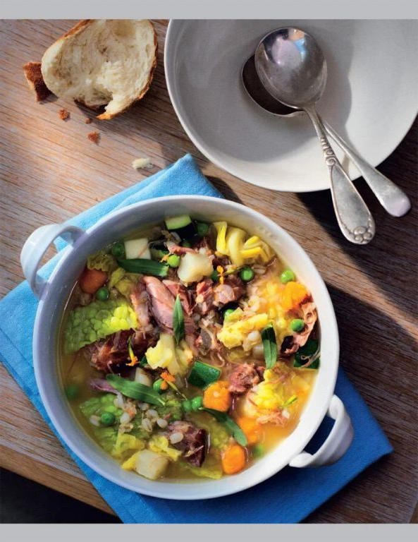 Smoked Ham Hock and Vegetable Stew