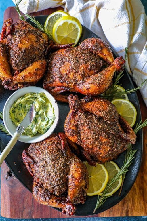 Smoked Paprika Brined Cornish Hen
