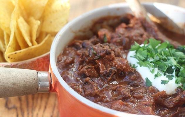 Smoked Pheasant Chili with Black Beans