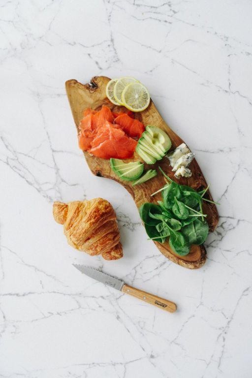 Smoked Salmon and Avocado Croissant