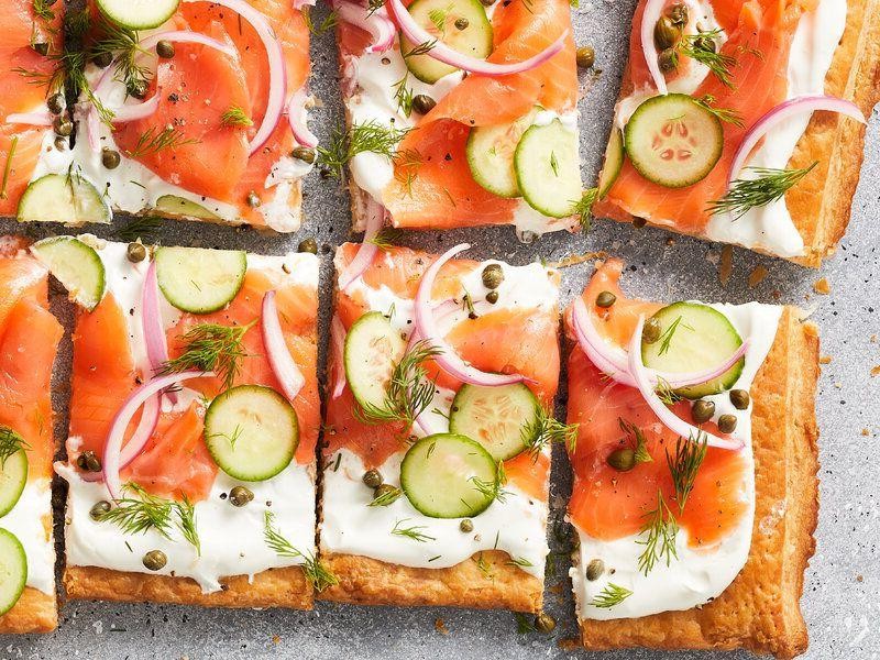 Smoked Salmon and Dill Savory Tart