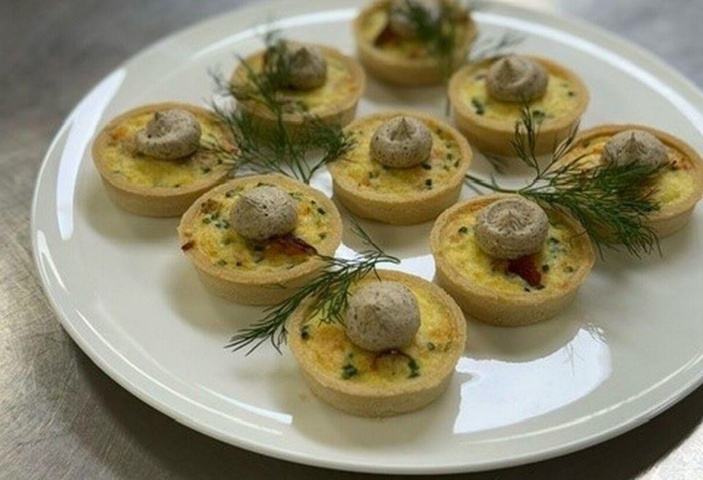 Smoked Salmon and Gruyere Quiche