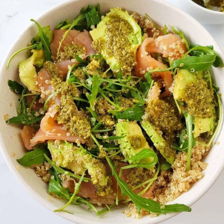 Smoked Salmon and Quinoa Tabouli