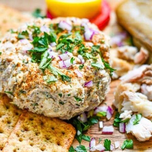Smoked Wahoo Spread with Capers