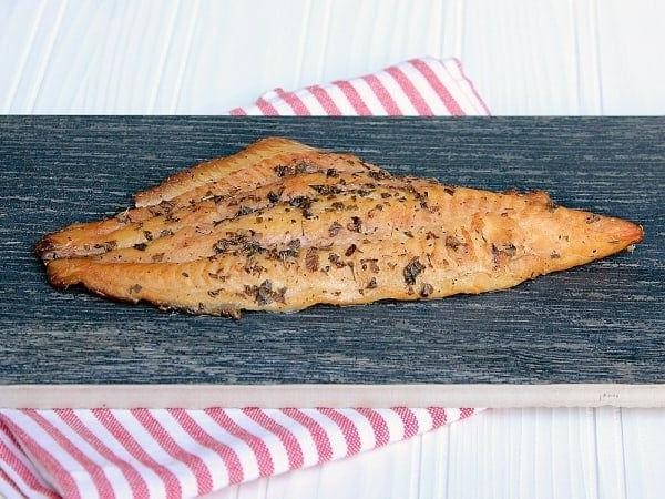 Smoked Whole Catfish with Herb Marinade