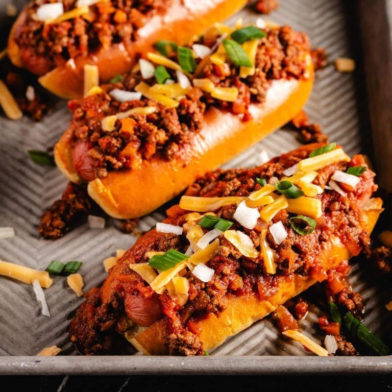 Smoky BBQ Hot Dog Chili