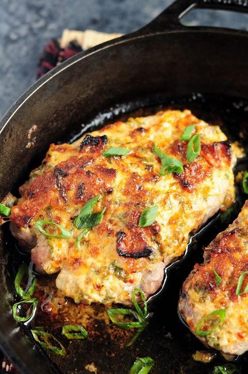 Smoky Bacon and Mushroom Soup Baked Pork Chops