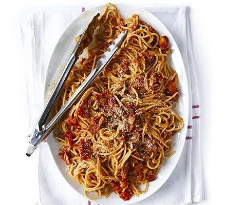 Smoky Bacon and Tomato Pasta