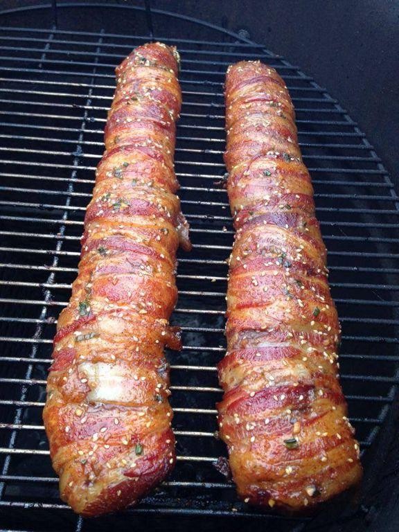 Smoky Bacon-Wrapped Wild Hog Backstrap