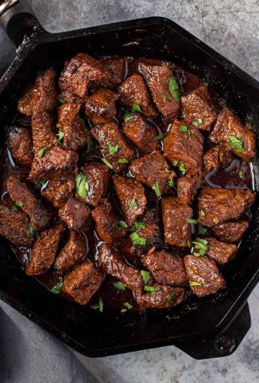 Smoky Barbecue Steak Bites