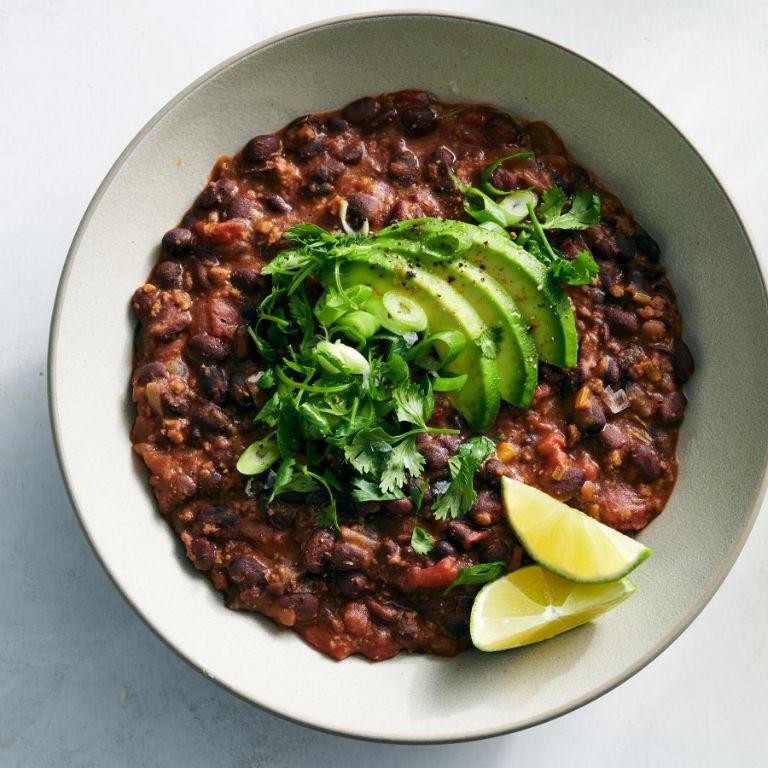 Smoky Black Bean and Chorizo Stew