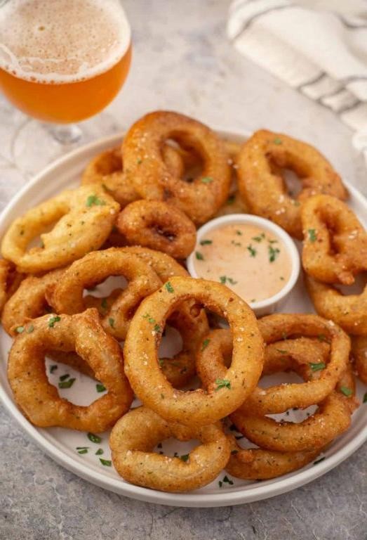 Smoky Chipotle Battered Onion Rings
