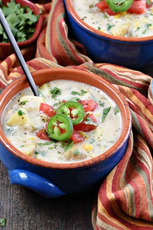 Smoky Chipotle Crab Chowder
