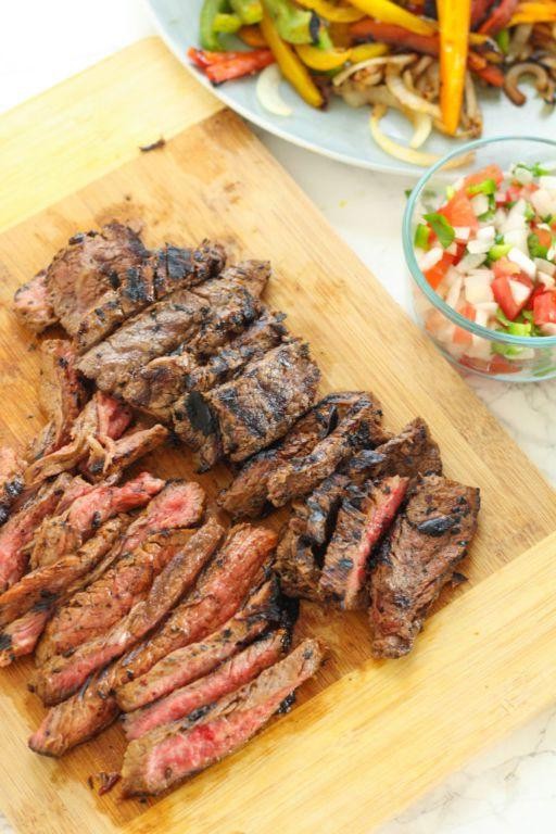 Smoky Chipotle Flank Steak Fajitas